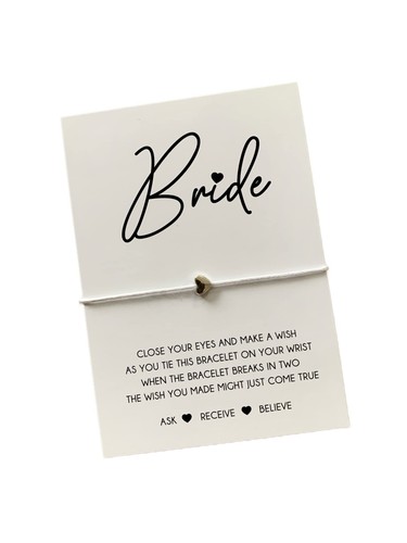 Bride wish string - , bracelet