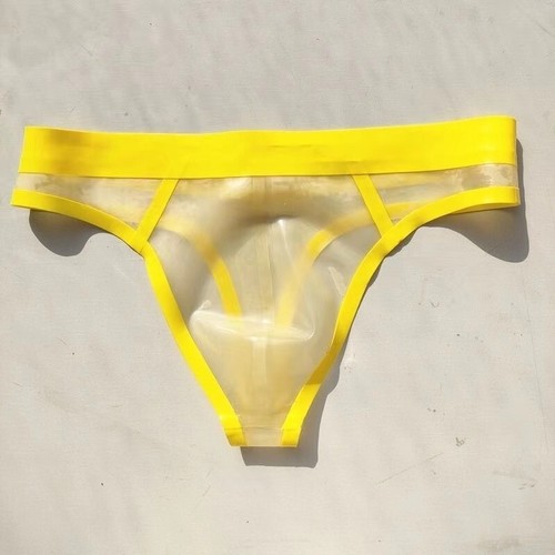 Latex rubber briefs men - latex,