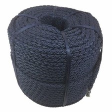 12mm Navy 8 Strand Nylon Rope