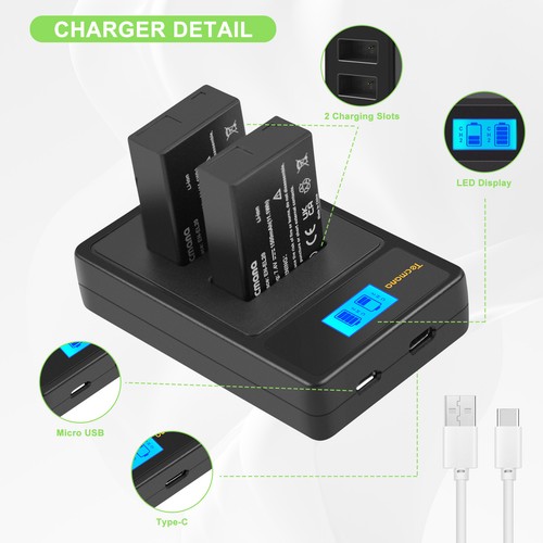 2xbattery el20 el20a for - 2xbattery, en-el20