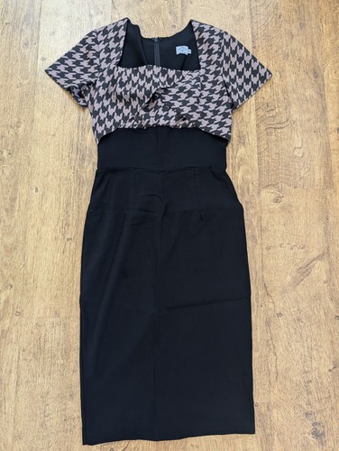 Diva catwalk houndstooth bow - catwalk,