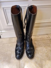 Vintage Black Leather Riding