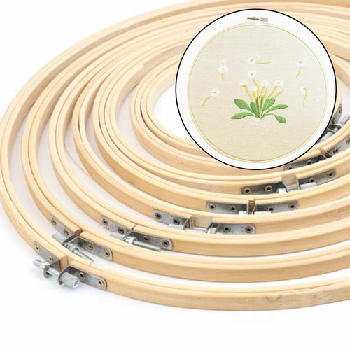 Wooden bamboo embroidery - embroidery, cross
