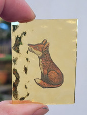 Foxes stained glass Fox kiln