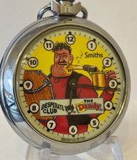 A Vintage SMITHS Animated Pocket Watch "DESPERATE DAN"  Circa 1960