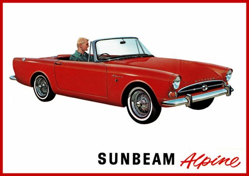 Sunbeam alpine series - series, poster