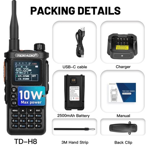 Tidradio 2nd gen 10w - 2nd, td-h8