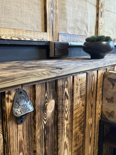 Scorched reclaimed pallet - reclaimed,