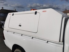 TOYOTA HILUX SINGLE CAB TRUCKMAN CANOPY MK8 2016 TO 2025 WHITE 3 DOOR WITH KEYS!