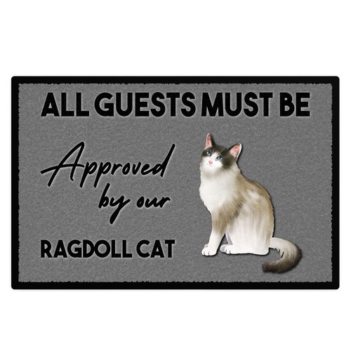 Personalised ragdoll cat floor - personalised,