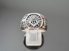 Masonic Ring Sterling Silver