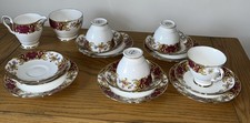 17 Pc Royal Stafford majestic Tea Set For  4 Persons