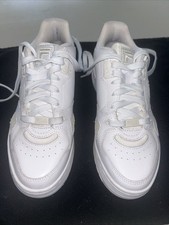 Woman’s Fila White Leather