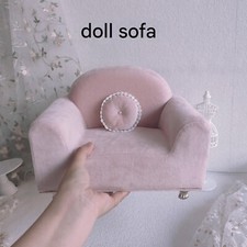 Miniature Furniture 1:6 Dolls house Sofa Armchair Royal Palace Living Room