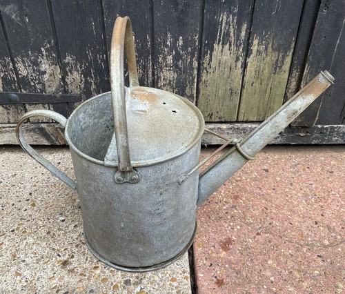 Vintage galvanised watering - vintage,