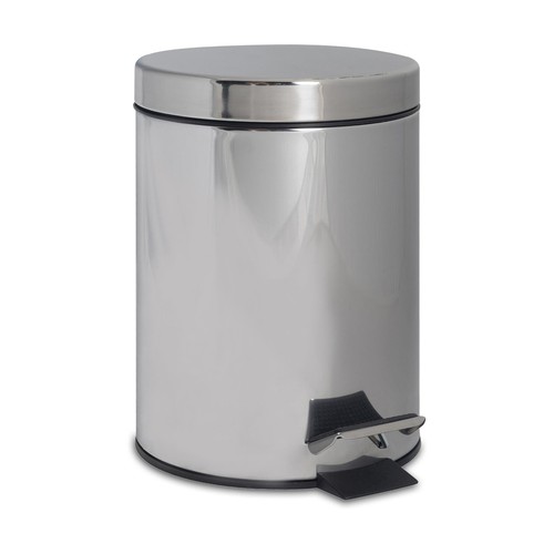 Round bathroom pedal bin - bathroom,
