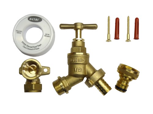 All brass outside tap - all, with