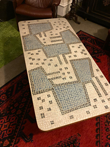 Rectangular mosaic tile top - rectangular,