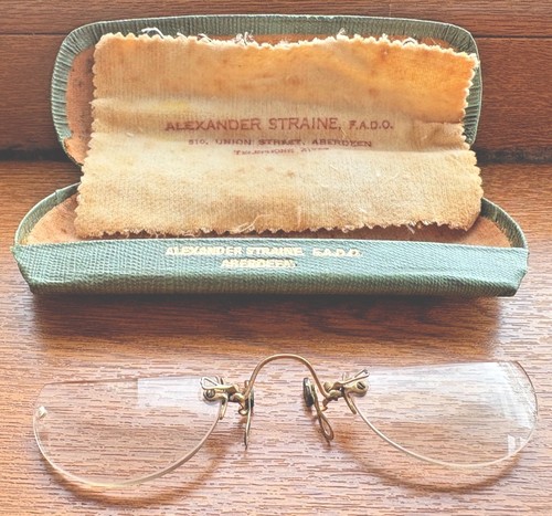 Pince nez glasses rimless with - pince-nez,