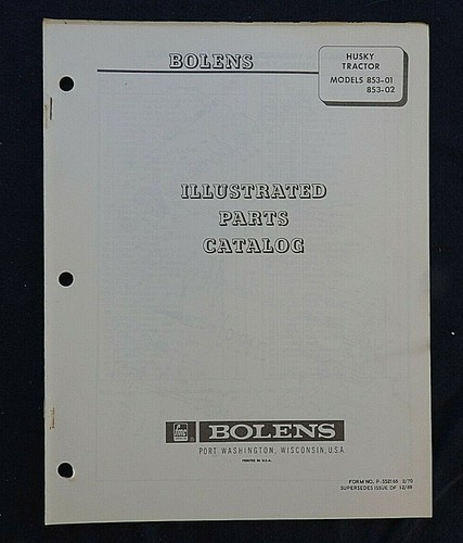 1970 bolens husky 853 - 1970, 853-01