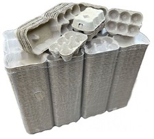 Egg boxes - Grey half dozen cartons economy packaging large eggs 10 - 300 - 600