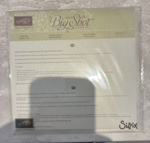 Stampin sizzix big - big, shot