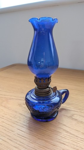 Vintage miniature cobalt blue - miniature,