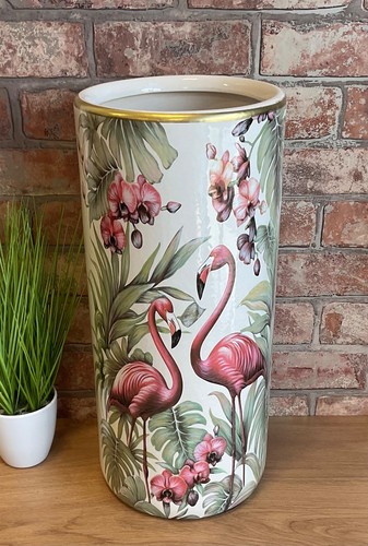 Flamingos ceramic umbrella - flamingos,