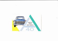AUSTIN A40 brochure - 1958 -