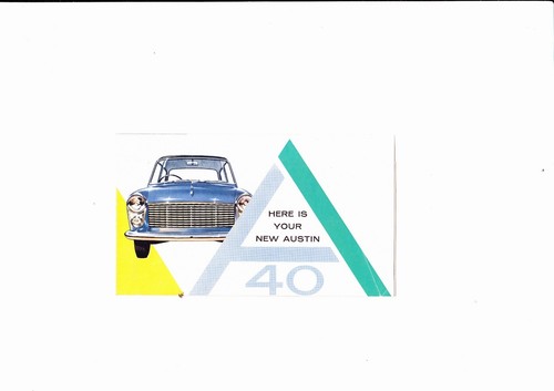 Austin a40 brochure - a40,