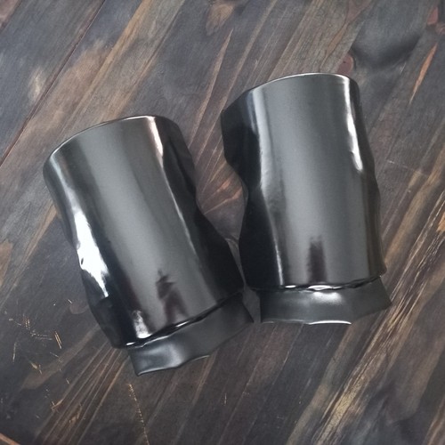Black pvc wrestling - wrestling, kneepads