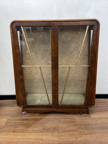 Vintage art deco glass - vintage, walnut