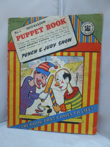 Punch judy show medallion - punch,