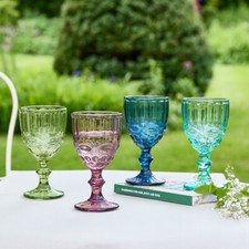 Coloured Wine Glasses 2 4 6