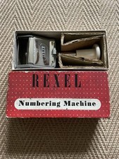 Vintage Rexel Numbering