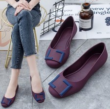 Womens/Ladies Flat Slip On