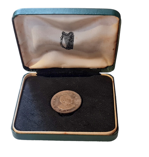 1966 irish silver shilling - 1966,