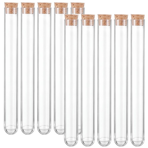 Piece clear test tubes - clear,