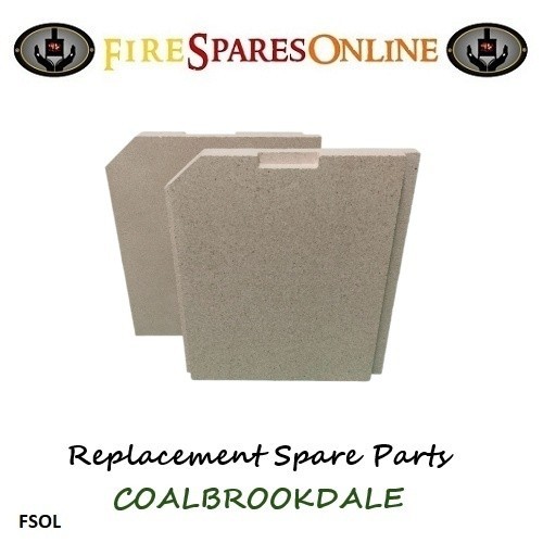 One pair side fire bricks - side,