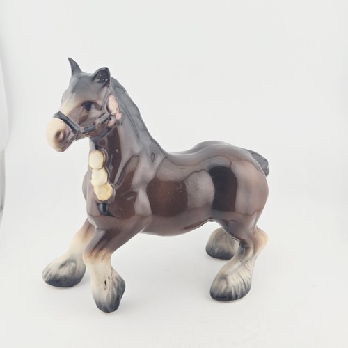 Vintage ceramic horse figurine - ceramic,