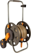 HOZELOCK - Cart Reel Plus 30m (ø 12.5mm) Max Capacity 60m, 1-piece Rewind Handle