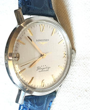 Longines Flagship  Automatic-Gold medal-Cal.340-Steel-'60s-35mm- Nice