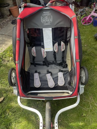 Double kids bike trailer - kids,