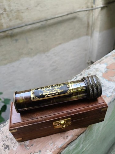 Handmade brass kaleidoscope - brass,