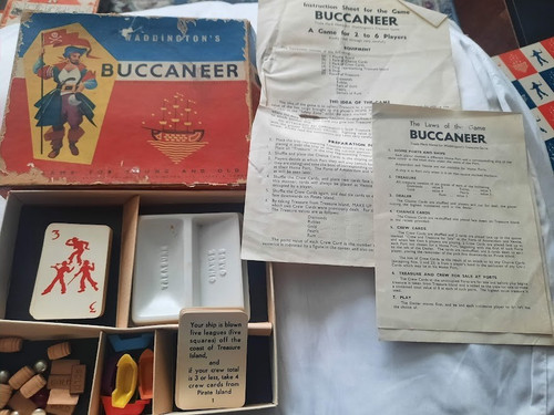 Vintage buccaneer board game - buccaneer,