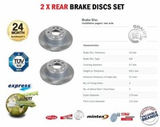Rear Axle SOLID BRAKE DISCS