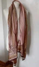 Vintage Large Rectangular Silk