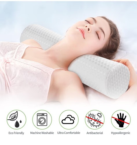 Cervical neck roll memory foam - roll,