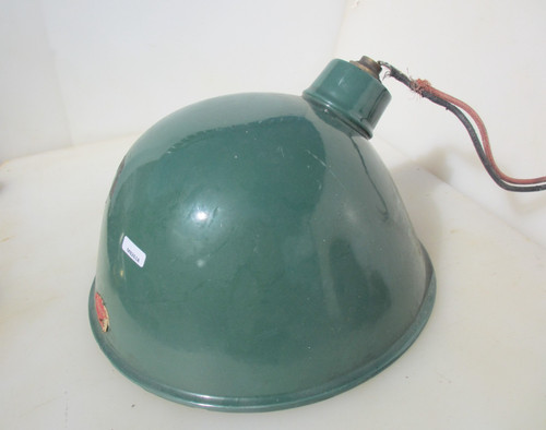 Vintage enamel light - enamel, shade