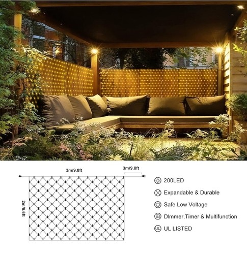 Net fairy lights - 3m,